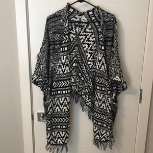 Reversible Cape Sweater